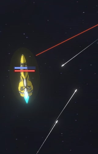 ship with long lasers