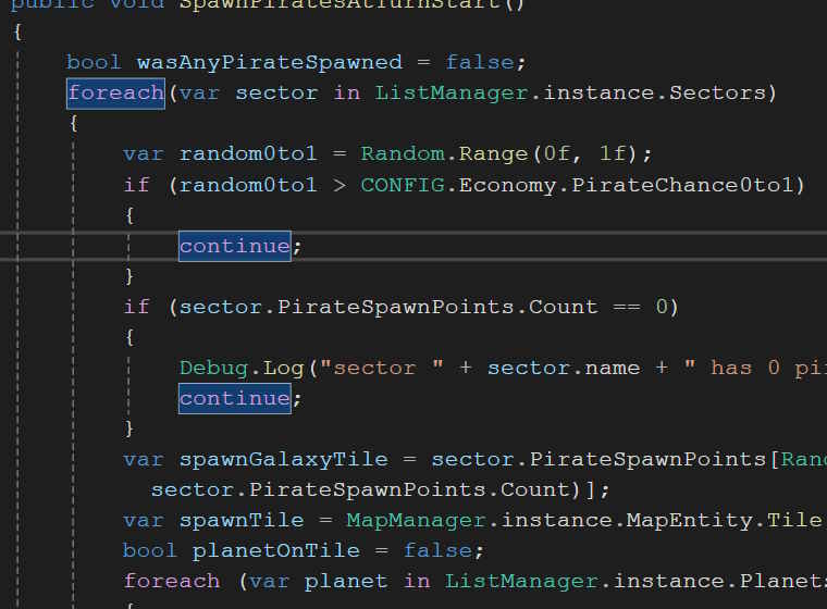Programming Code for Pirates